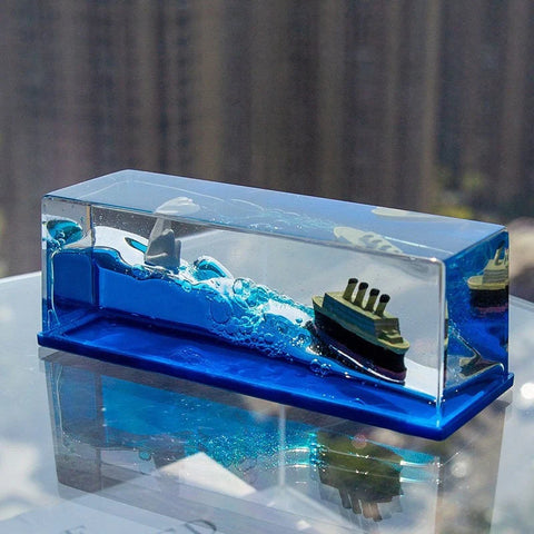 Unsinkable Ship Dashboard Decor